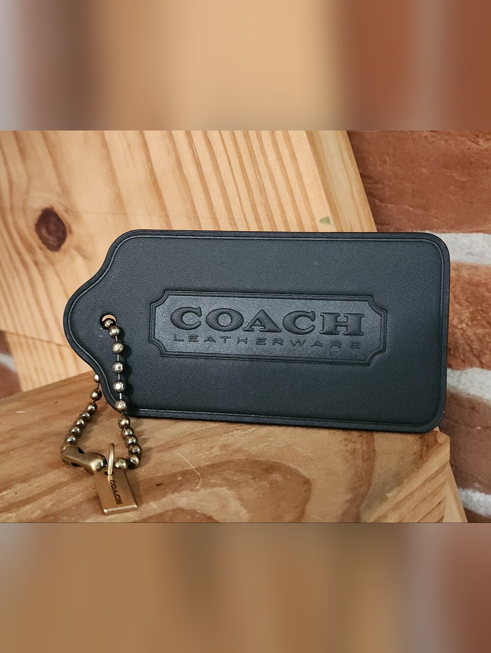 Coach XL Black Hangtag